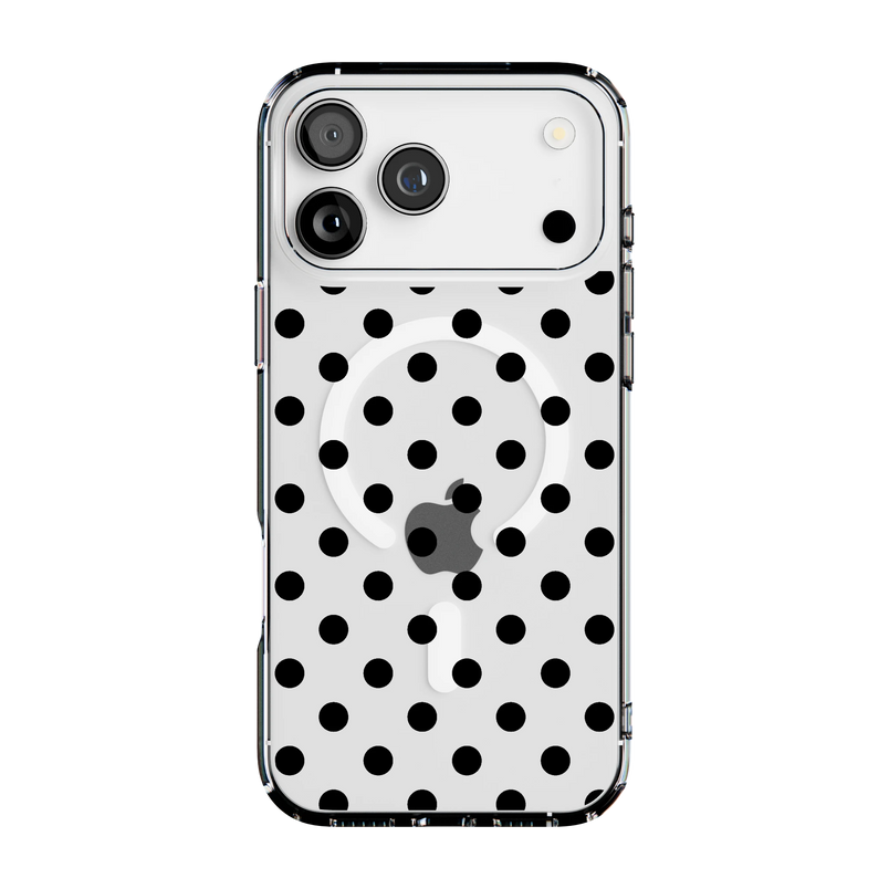 Spotted in SoHo | Black Polka Dot Case - iPhone 17 Pro