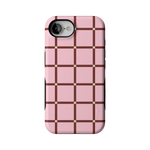 Uptown Gridlock | Pink Checkerboard Case