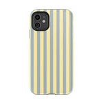Coastline Stripes | Blue & Yellow Case - iPhone 11