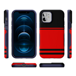 Storm Warning | Black & Red Stripes Case