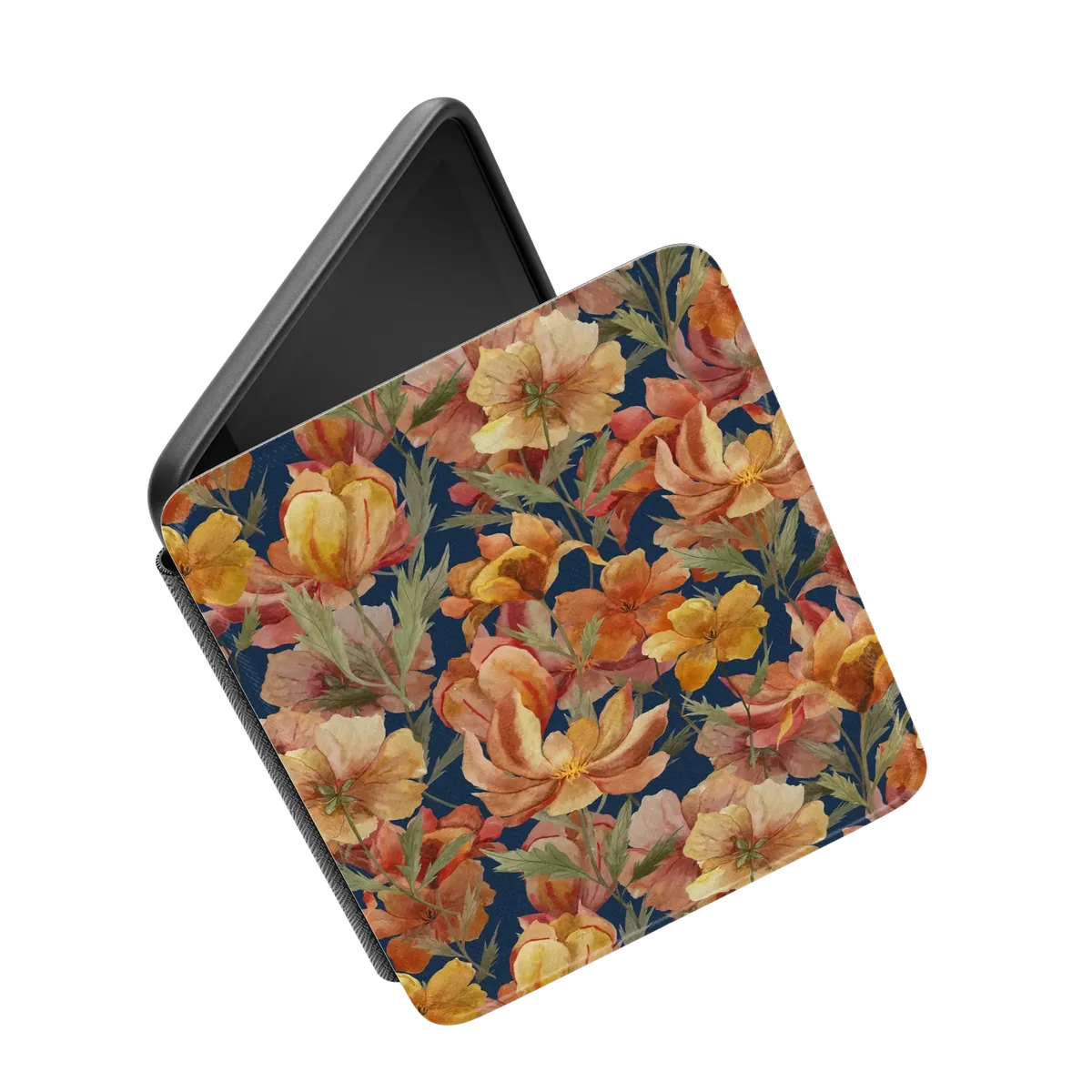 Fallen Gold Antique Floral Kindle Case - Thumbnail 2