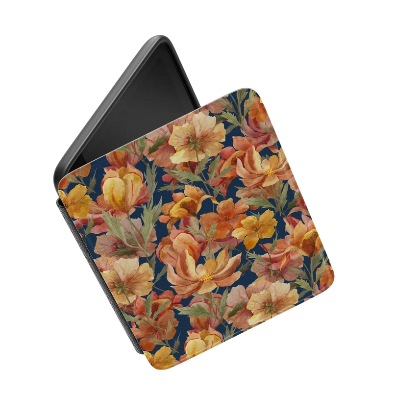 Fallen Gold | Antique Floral Kindle Case