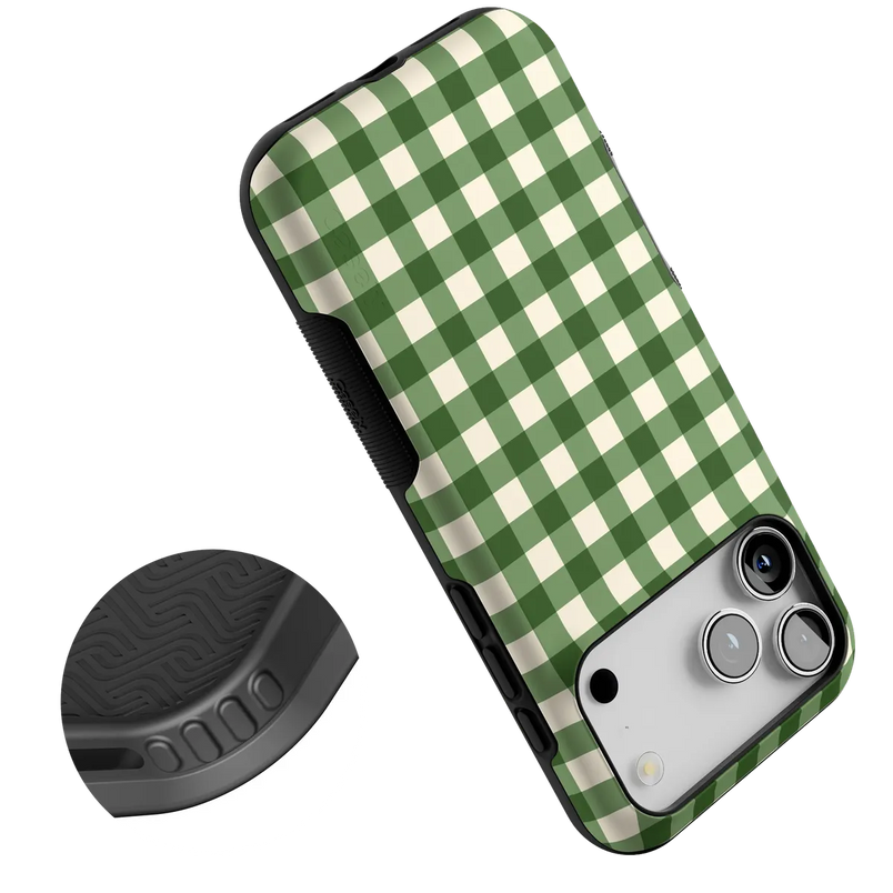 Checked Twice | Green Plaid Case