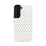 On the Dot | White Polka Dot Case