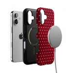 On the Dot | Maroon Polka Dot Case