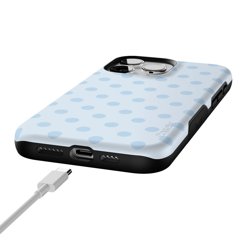 Spotted in SoHo | Light Blue Polka Dot Case