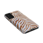 Untamed | Brown & Blue Zebra Case