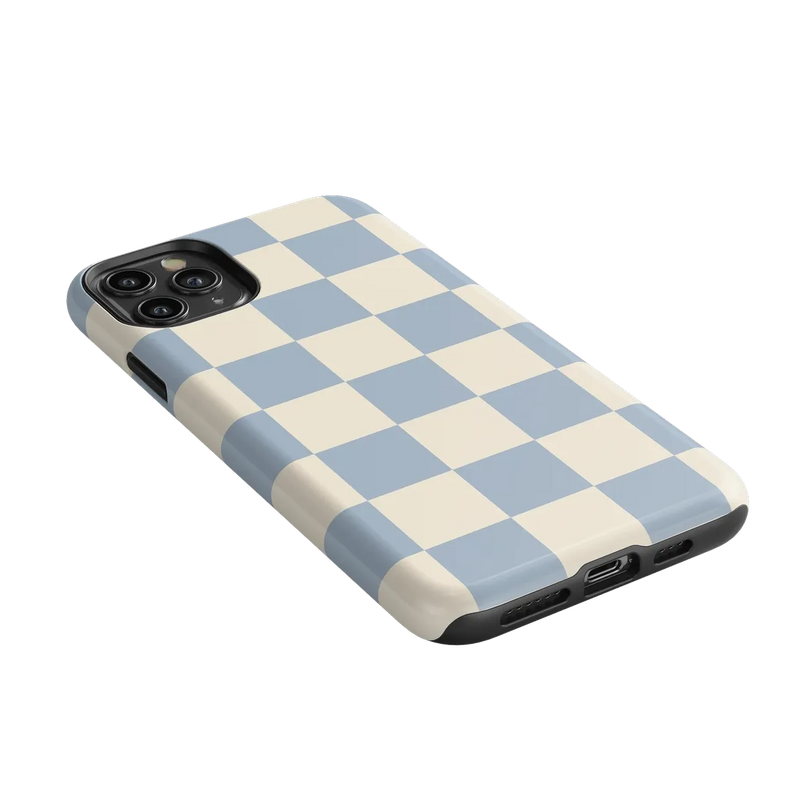 Fit Check | Light Blue Checkerboard Case