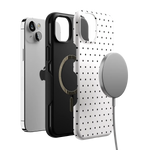 On the Dot | White Polka Dot Case