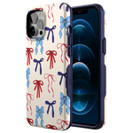 American Girlie | Red White & Blue Bows Case