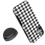 Salem's Hex | Black & White Checkered Case