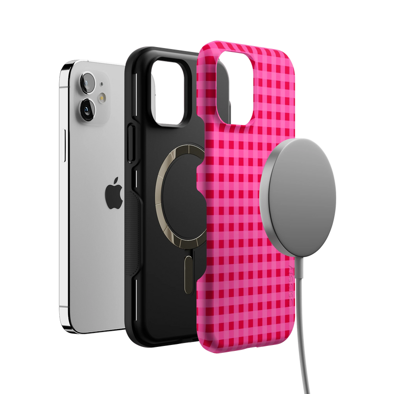 Sweet Jam | Hot Pink Gingham Case