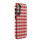 Scarlet Stitch | Red Houndstooth Case
