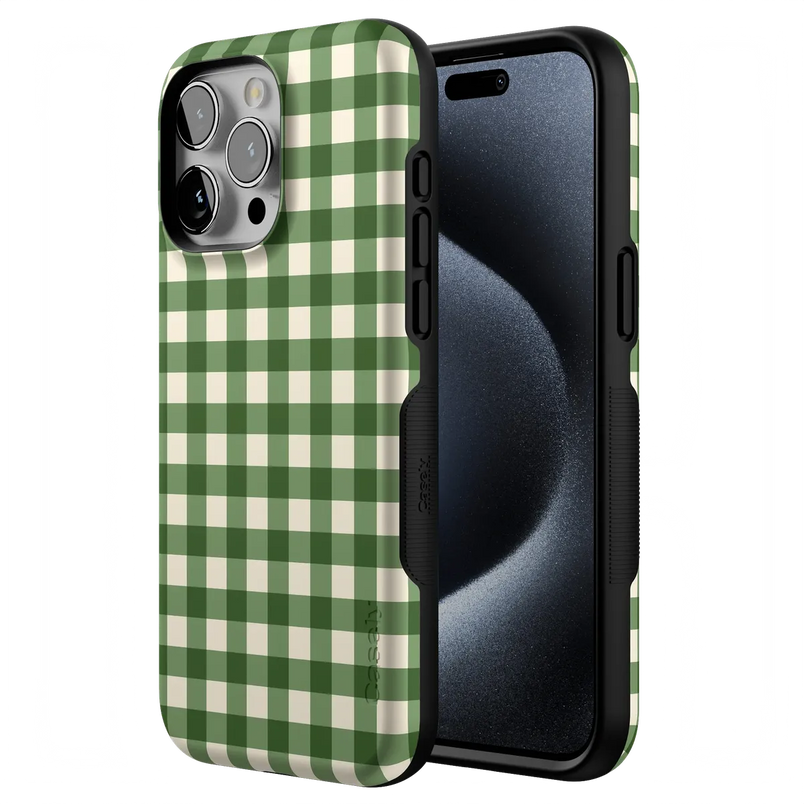 Checked Twice | Green Plaid Case