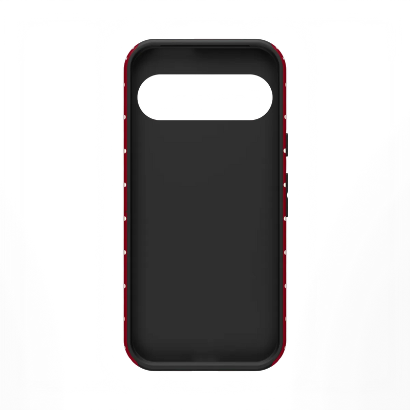 On the Dot | Maroon Polka Dot Case