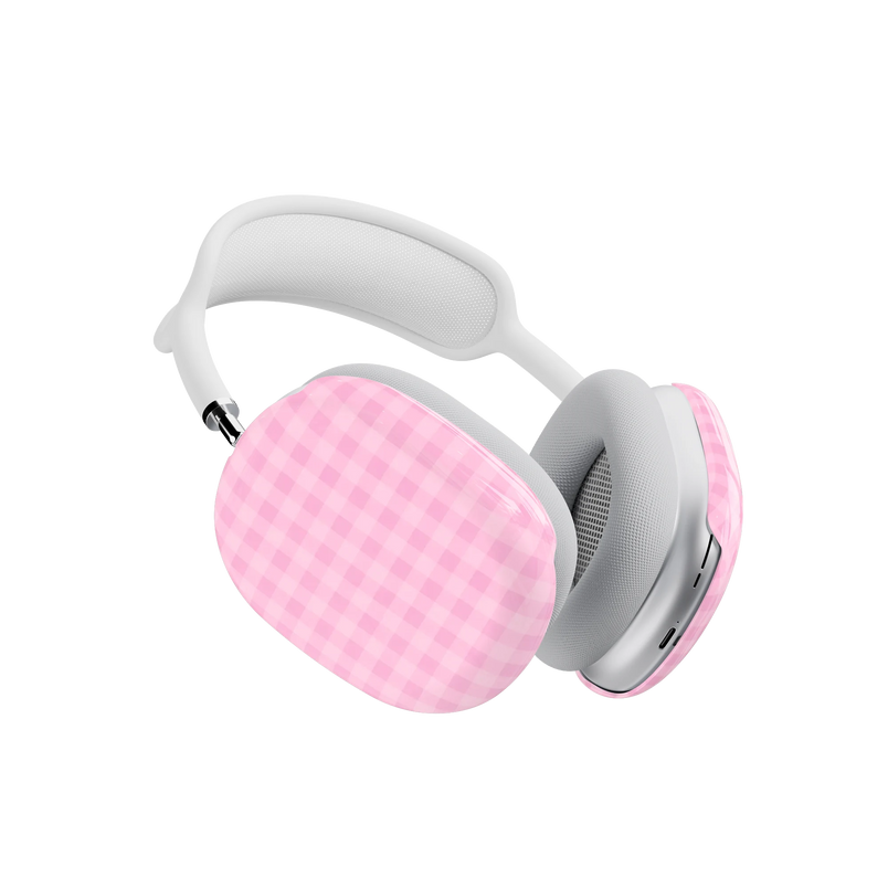 Sweet Jam | Light Pink Gingham AirPods Max Case
