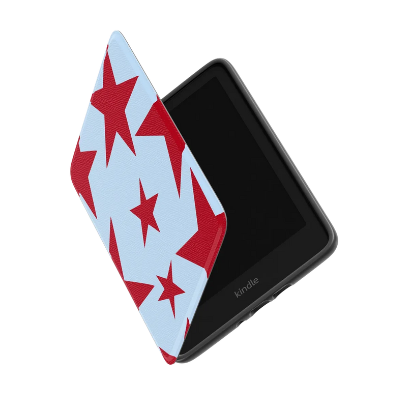 Stars Align | Blue & Red Stars Kindle Case