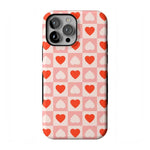 King of My Heart | Checkered Hearts Case Phone Case Casetry Bold Flex + MagSafe® iPhone 13 Pro Max