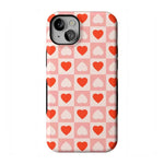King of My Heart | Checkered Hearts Case Phone Case Casetry Bold Flex + MagSafe® iPhone 14 Plus
