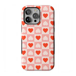King of My Heart | Checkered Hearts Case Phone Case Casetry Bold Flex + MagSafe® iPhone 14 Pro Max