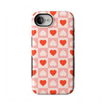 King of My Heart | Checkered Hearts Case Phone Case Casetry Bold Flex + MagSafe® iPhone 16e