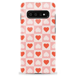 The Valentine's Collection | Heart Checkerboard Case Phone Case Casetry Essential Galaxy S10 Plus