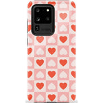 The Valentine's Collection | Heart Checkerboard Case Phone Case Casetry Essential Galaxy S21 Plus