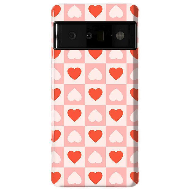 The Valentine's Collection | Heart Checkerboard Case Phone Case Casetry Essential Google Pixel 6 Pro