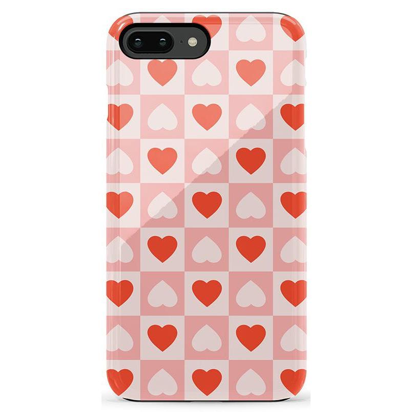 King of My Heart | Checkered Hearts Case Phone Case Casetry Essential iPhone 6/7/8 Plus