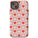 The Valentine's Collection | Heart Checkerboard Case Phone Case Casetry Essential + MagSafe® iPhone 14 Plus