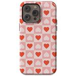 The Valentine's Collection | Heart Checkerboard Case Phone Case Casetry Essential + MagSafe® iPhone 14 Pro Max