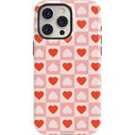 King of My Heart | Checkered Hearts Case Phone Case Casetry Essential + MagSafe® iPhone 15 Pro Max