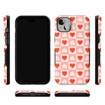 King of My Heart | Checkered Hearts Case Phone Case Casetry 