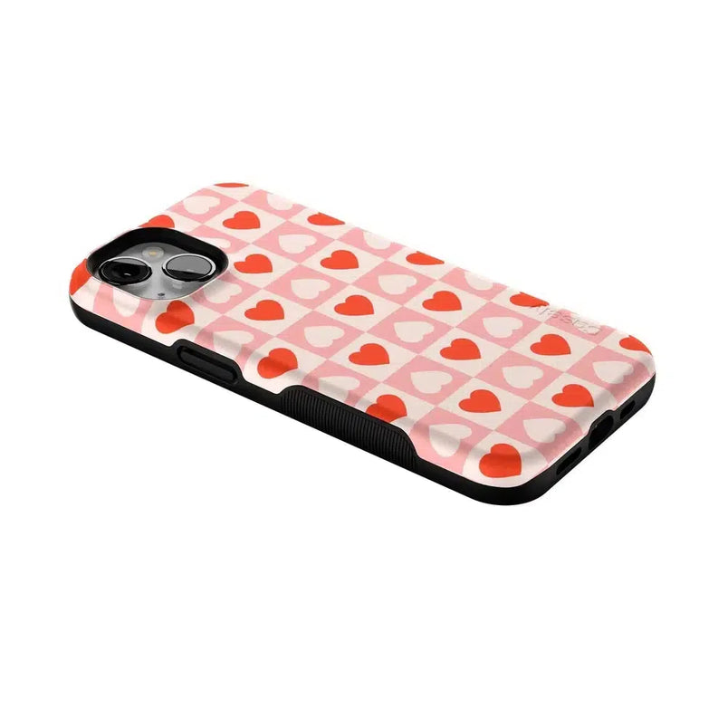 King of My Heart | Checkered Hearts Case Phone Case Casetry 