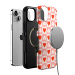King of My Heart | Checkered Hearts Case Phone Case Casetry 