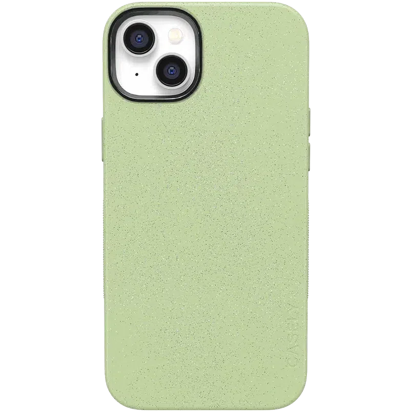 Kiwi Kiss | Matcha Green Shimmer Case iPhone Case get.casely Bold + MagSafe® iPhone 14 Plus 