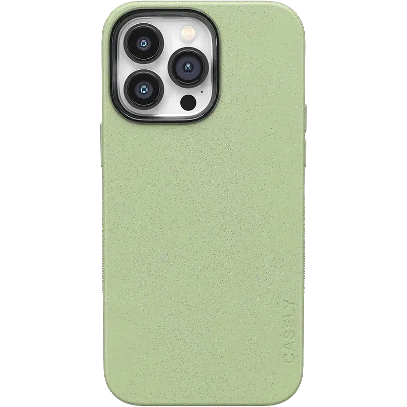 Kiwi Kiss | Matcha Green Shimmer Case iPhone Case get.casely Bold + MagSafe® iPhone 14 Pro Max 