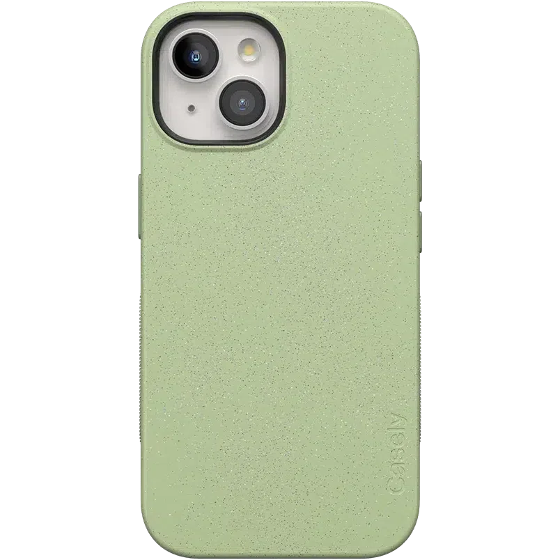 Kiwi Kiss | Matcha Green Shimmer Case iPhone Case get.casely Bold + MagSafe® iPhone 15 Plus 