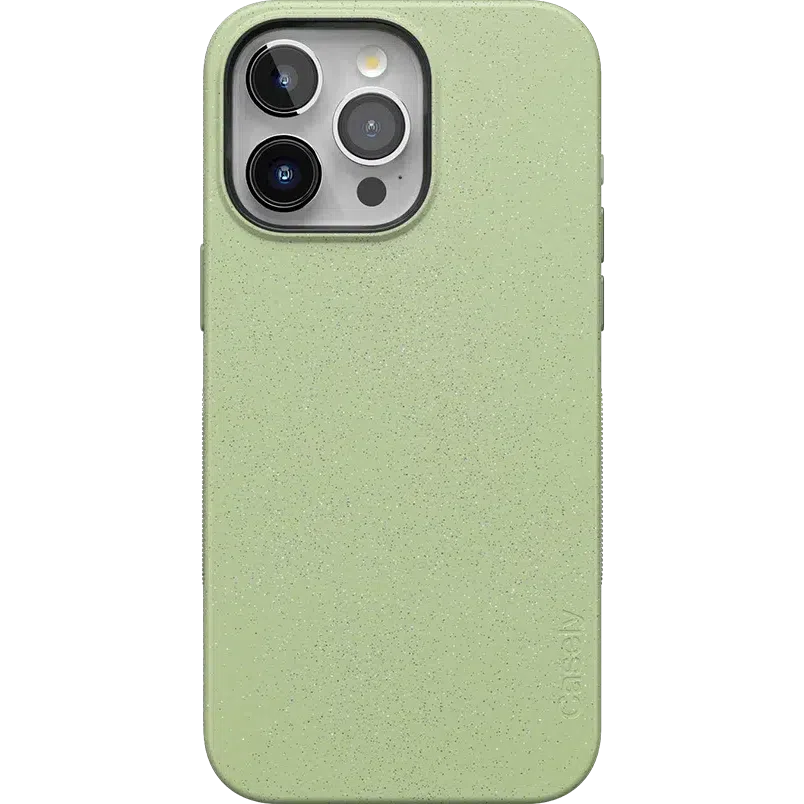 Kiwi Kiss | Matcha Green Shimmer Case iPhone Case get.casely Bold + MagSafe® iPhone 15 Pro Max 