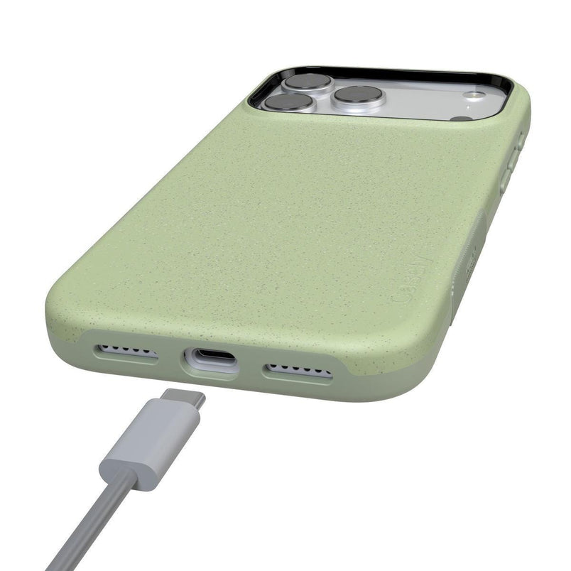 Kiwi Kiss | Matcha Green Shimmer Case iPhone Case get.casely 