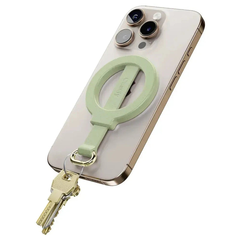 Kiwi Kiss | Matcha Green Shimmer MagRing+ with Keychain MagRing+ get.casely 