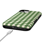 Checked Twice | Green Plaid Case
