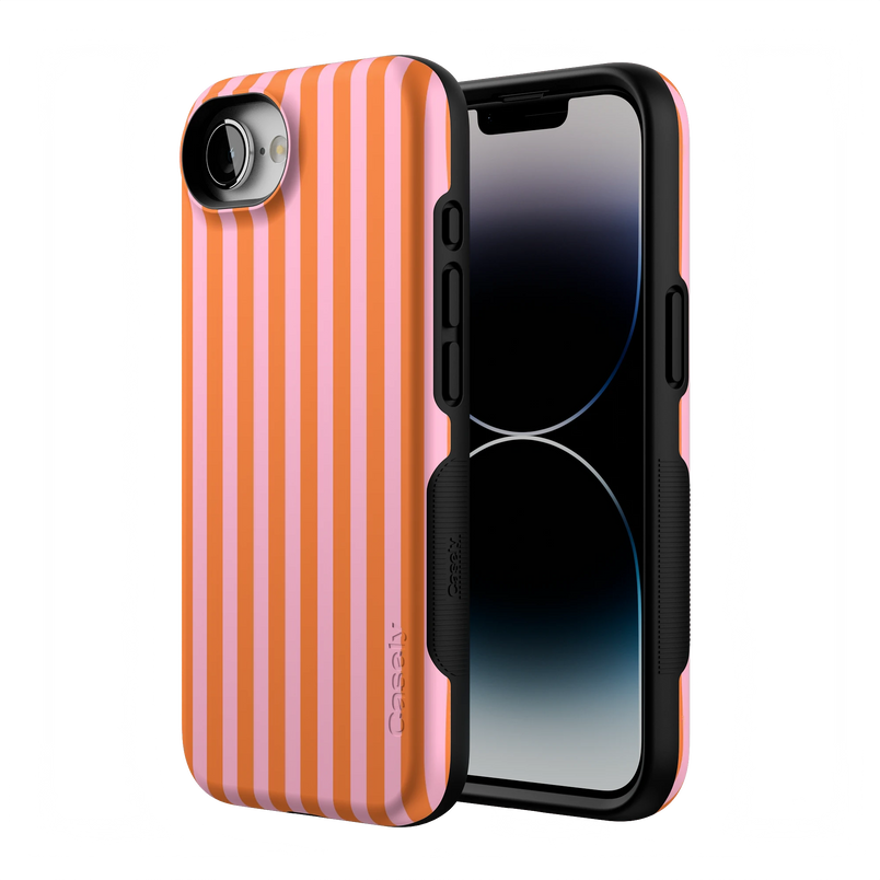 Perfect Stripes | Orange & Pink Stripes Case