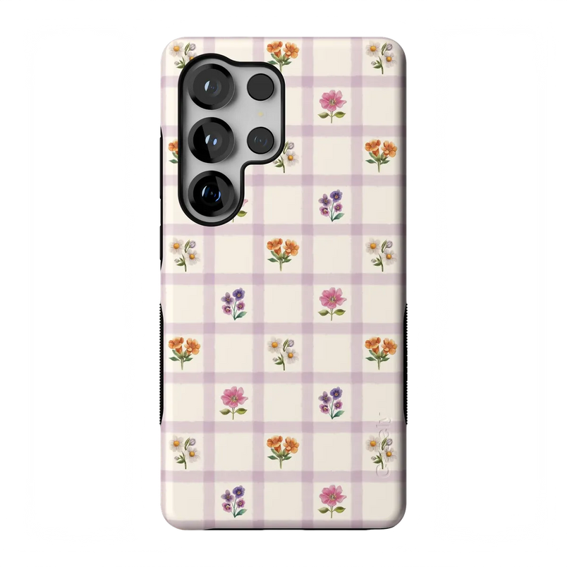 Meadow Check | Floral Gingham Case