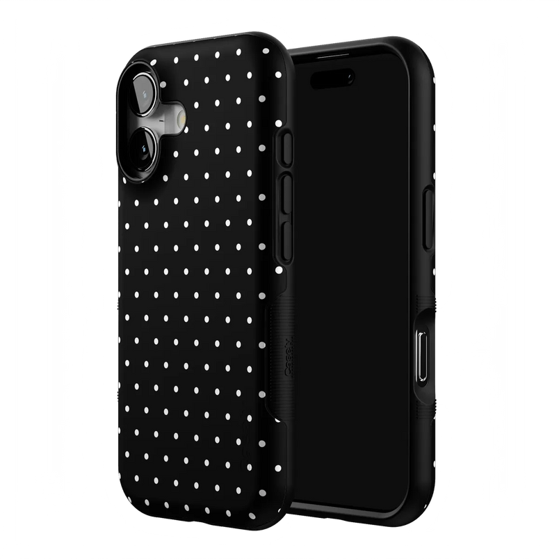 On the Dot | Black Polka Dot Case