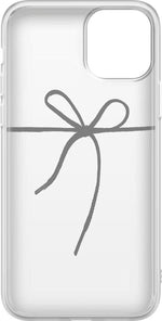 Knot Over U | Clear Ribbon Case iPhone Case get.casely 