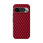 On the Dot | Maroon Polka Dot Case