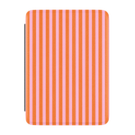 Perfect Stripes | Orange & Pink Stripes Kindle Case