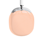 Stripes and the City | Orange & Pink Pinstripe AirPods Max Case