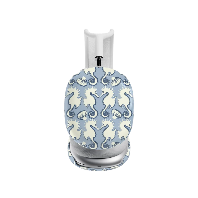 Seahorse Drift | Coastal Blues AirPods Max Case